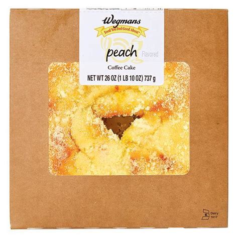 Review Wegmans Peach Flavored Coffee Cake