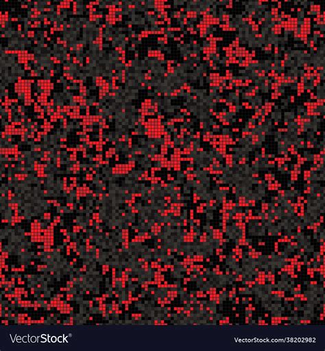 Digital Camouflage Seamless Pattern Military Vector Image