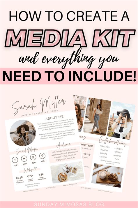 What Is A Media Kit And How To Create A Media Kit What To Include In