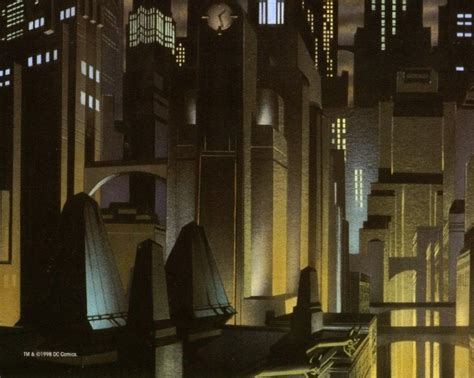 Batman The Animated Series Had A Great Art Deco Aesthetic Rartdeco