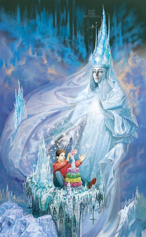 Snow Queen Снежная королева Сказочные фантазии Иллюстрации