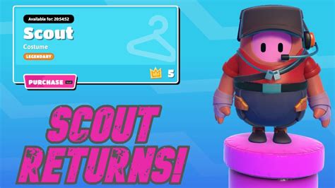 Fall Guys Scout Skin Returns To The Featured Items Shop Scout Skin