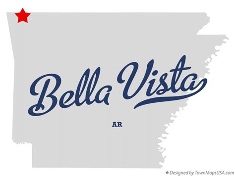 Map Of Bella Vista Ar Arkansas
