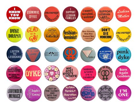 Sapphomorea Collection Of Vintage Lesbian Protest Pins Tumblr Pics