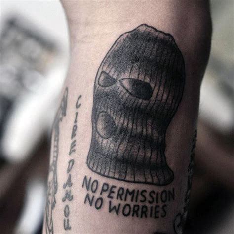 30 Ski Mask Tattoo Designs For Men Masked Ink Ideas