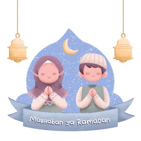 Marhaban Ya Salam Ramadhan Kartun Muslim Anak Anak Muslim Marhaban Ya