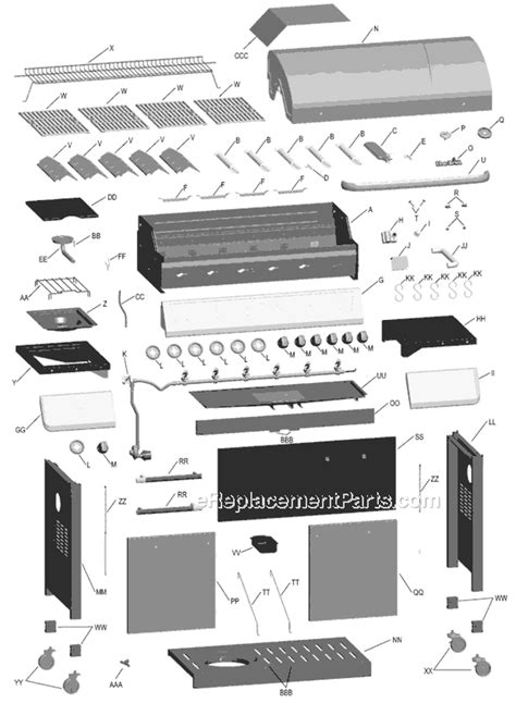 Char Broil 463230511 Parts List And Diagram