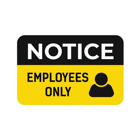 Employees Only Sign Illustrations Royalty Free Vector Graphics And Clip