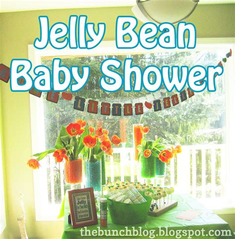 The Bunch Handcraftedstylishly Welcome Little Jelly Bean Baby Shower