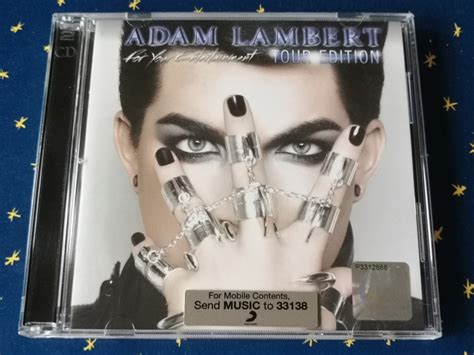 Adam Lambert For Your Entertainment Tour Edition Original Cddvd Set Hobbies And Toys Music