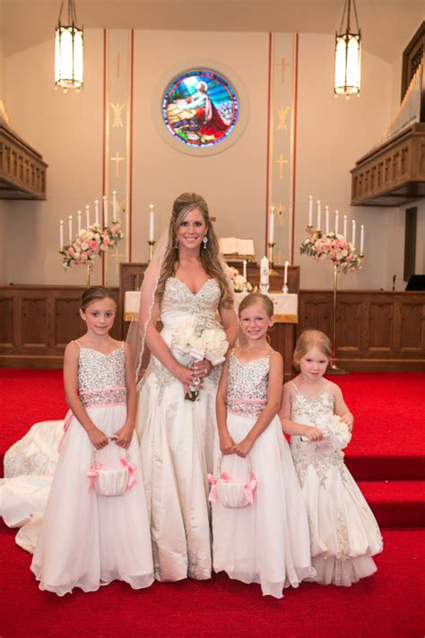 Bride And Matching Flower Girl Dresses