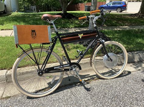 Handcrafted Wooden Bike Crate Brooklyn Bicycle Co