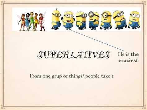 English Comparatives And Superlatives