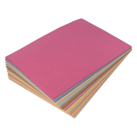 Sugar Paper 140gsm A1 Assorted Pack Of 250 Abc School Supplies