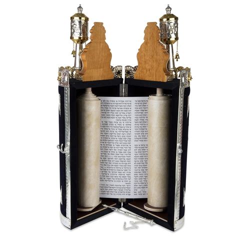 Extra Large Deluxe Replica Sephardic Torah Scroll Judaica World Of