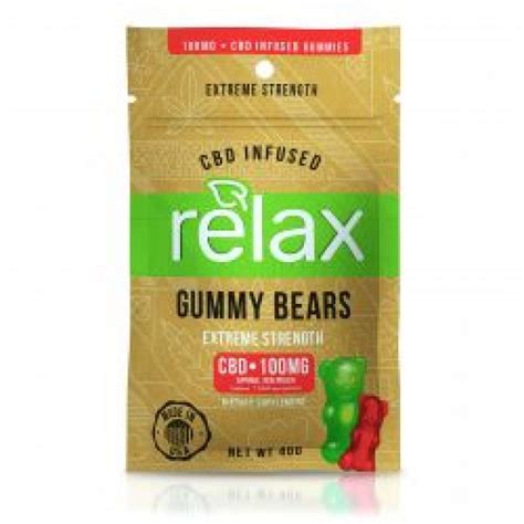 relax gummies cbd infused gummy bears 100mg mad about cbd