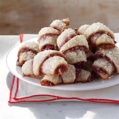 Raspberry Almond Crescent Cookies Recipe Taste Of Home