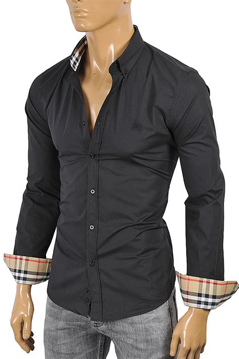 They are widely carried for any social or official occasion and event to give a studious personality. Mens Designer Clothes | BURBERRY Men's Long Sleeve Dress ...