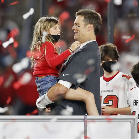tom brady throws football with daughter vivian in 9th birthday tribute big world tale