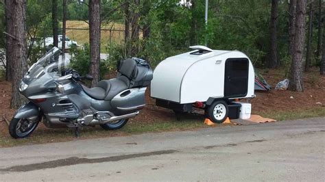 Motorcycle Teardrop Camper Plans Completed Pictures