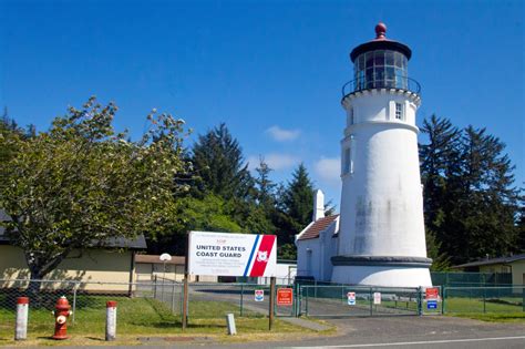 Umpqua River Lighthouse Or Getting A Sprucing Up In Preparation Of
