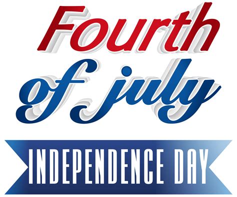 Fourth Of July Transparent Clip Art Image