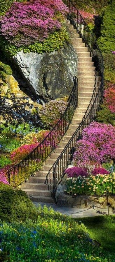 Butchart Gardens In Brentwood Bay Near Victoria On Vancouver Island