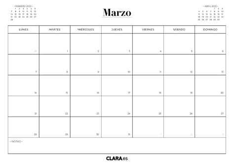 Plantilla Calendario Marzo Calendarios Para Imprimir Images And Photos Finder