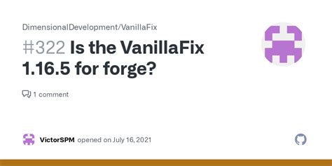 Is The Vanillafix 1165 For Forge · Issue 322