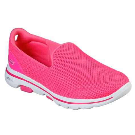 Skechers Gowalk 5 Honor Womens Shoes In Pink Costco Uk