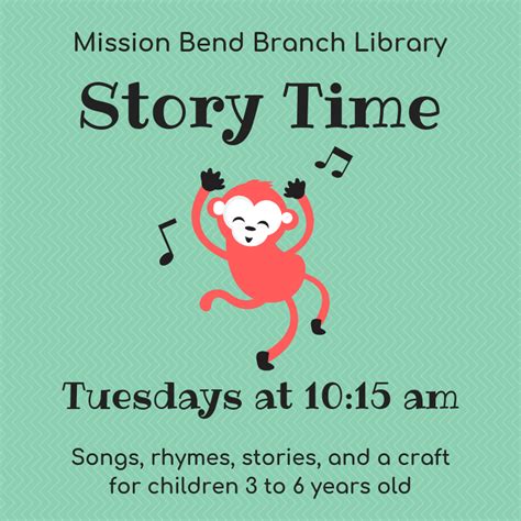 Story Time Fort Bend County Libraries