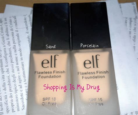 Shopping Is My Drug Review Flawless Finish Foundation Elf