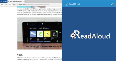 This app is built specifically to work with social media, so that rather. ReadAloud: Powerful Text to Speech App for Windows 10
