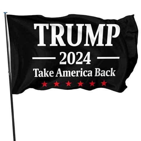 wholesale brand donald trump flags 2024 re elect trump 2024 take america back flag outdoor