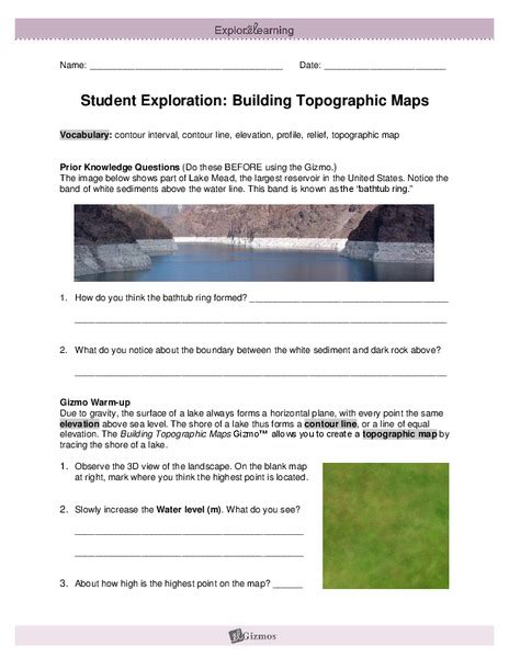 Answer key lost at sea ranking chart. Topographic Map Worksheet Answer Key Pdf - Best Map Collection