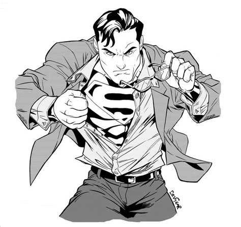 Super Ink By Devgear On Deviantart Action Comics 1 Action Poses