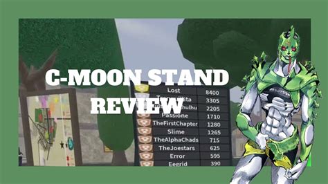 C Moon Stand Review Jojos Bloxxy Adventure By Taratectqueen