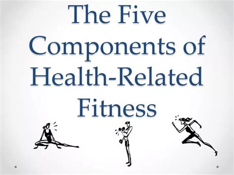 Ppt The Five Components Of Health Related Fitness Powerpoint