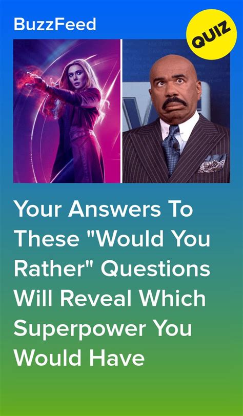 Your Answers To These Would You Rather Questions Will Reveal Which