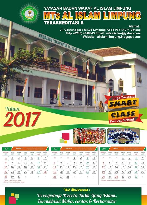Desain Kalender Sekolah Homecare24