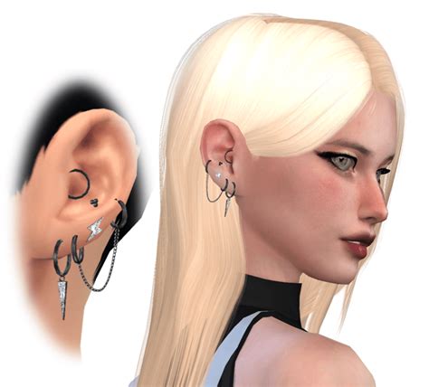 Latest Ear Piercing Custom Content For The Sims