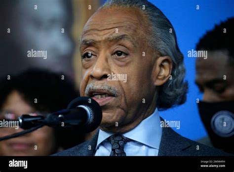 New York City Usa 16th Jan 2023 Activist Al Sharpton Speaks During The Martin Luther King Jr