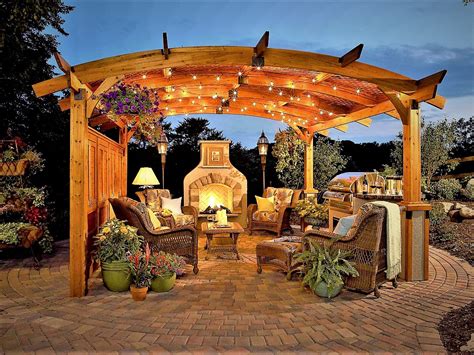Westlake Texas Outdoor Living Pergola And Outdoor Fireplace Outdoor