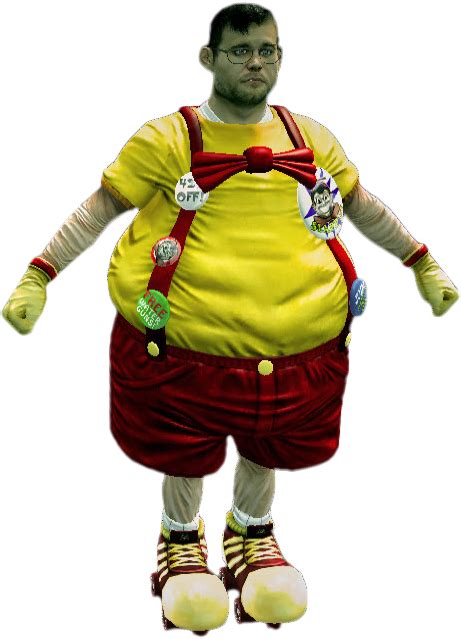 In Dead Rising 2 Brent Ernst The Slappy Mascot Psychopath Has A Fully