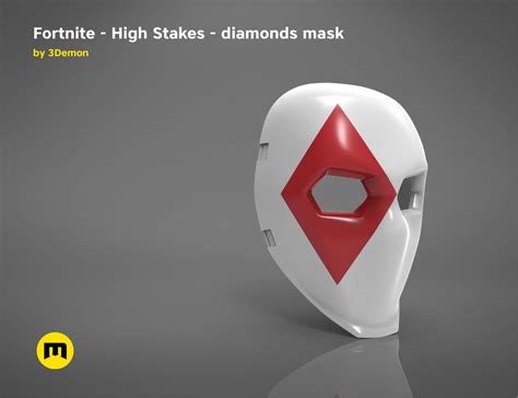 Fortnite High Stakes Wild Card Masks Bundle 3d Print Model 3demon