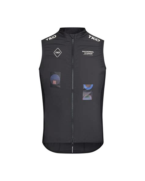 Pas Normal Studios SS24 TKO Mechanism Stow Away Gilet - Charcoal | BIKE