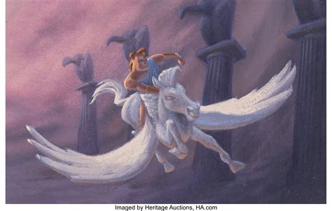 Hercules Concept Artcolor Model Painting Walt Disney 1997 Lot