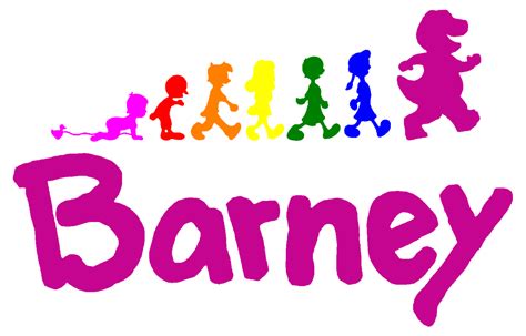 Barney And Marching Children With Barney Logo By Brandontu1998 On