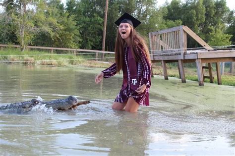 Student Poses For Graduation Photos With Sweetheart A 13 Foot
