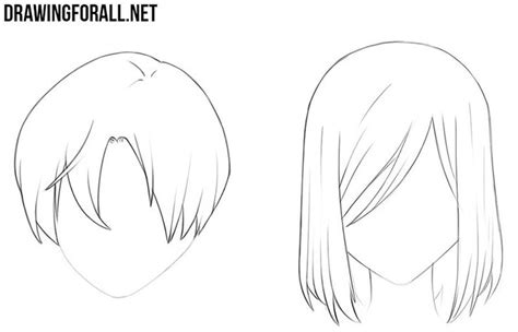 How To Draw Anime Hair How To Draw Anime Hair